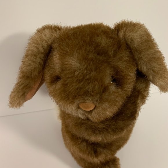 Cute Brown Spring Easter Bunny Super Soft Plush Christmas Birthday Gift EUC - Picture 2 of 9